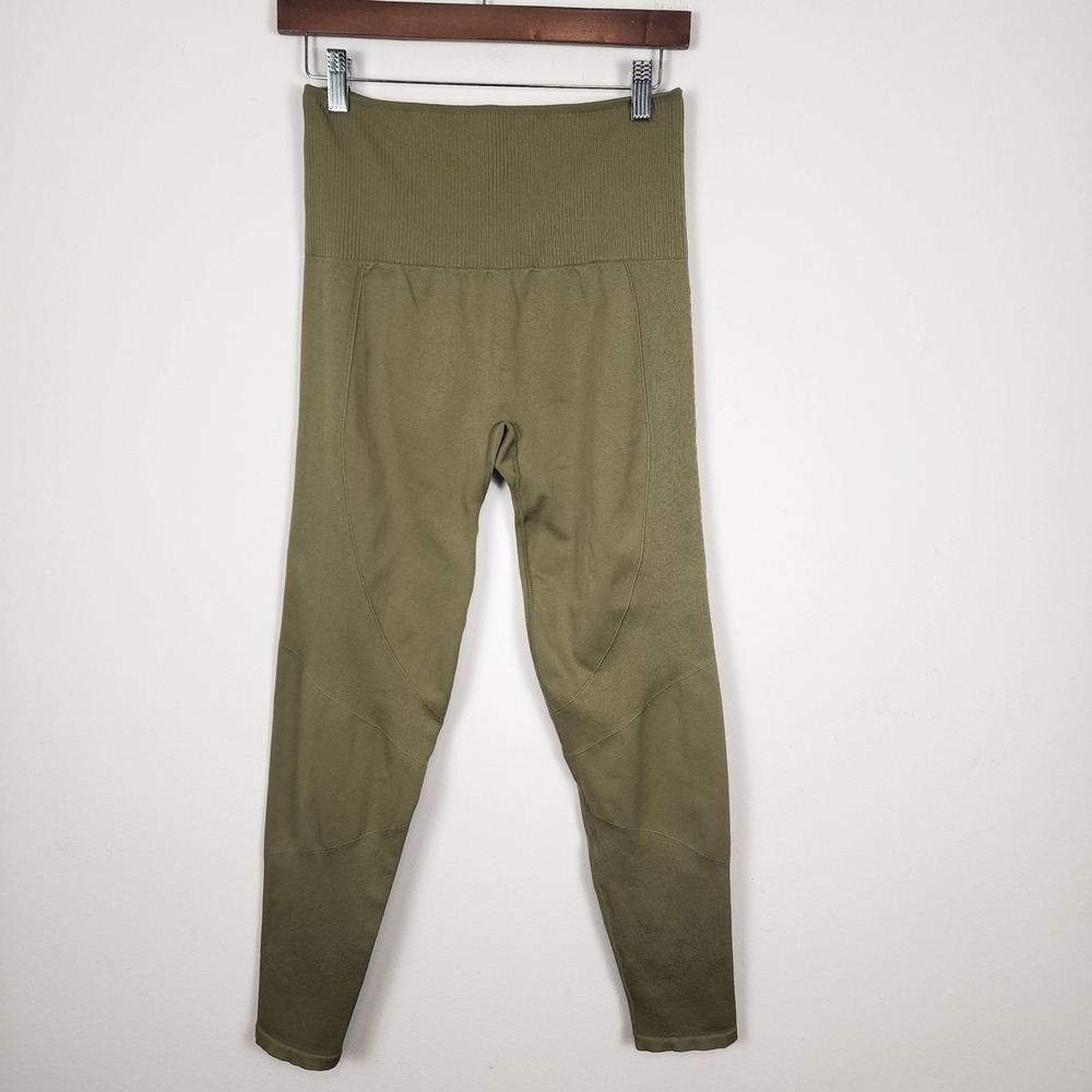 THIRDLOVE Flex‎ Seamless Compression Leggings Green Women's Size Large
